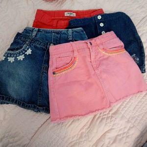 Little girls shorts and skorts